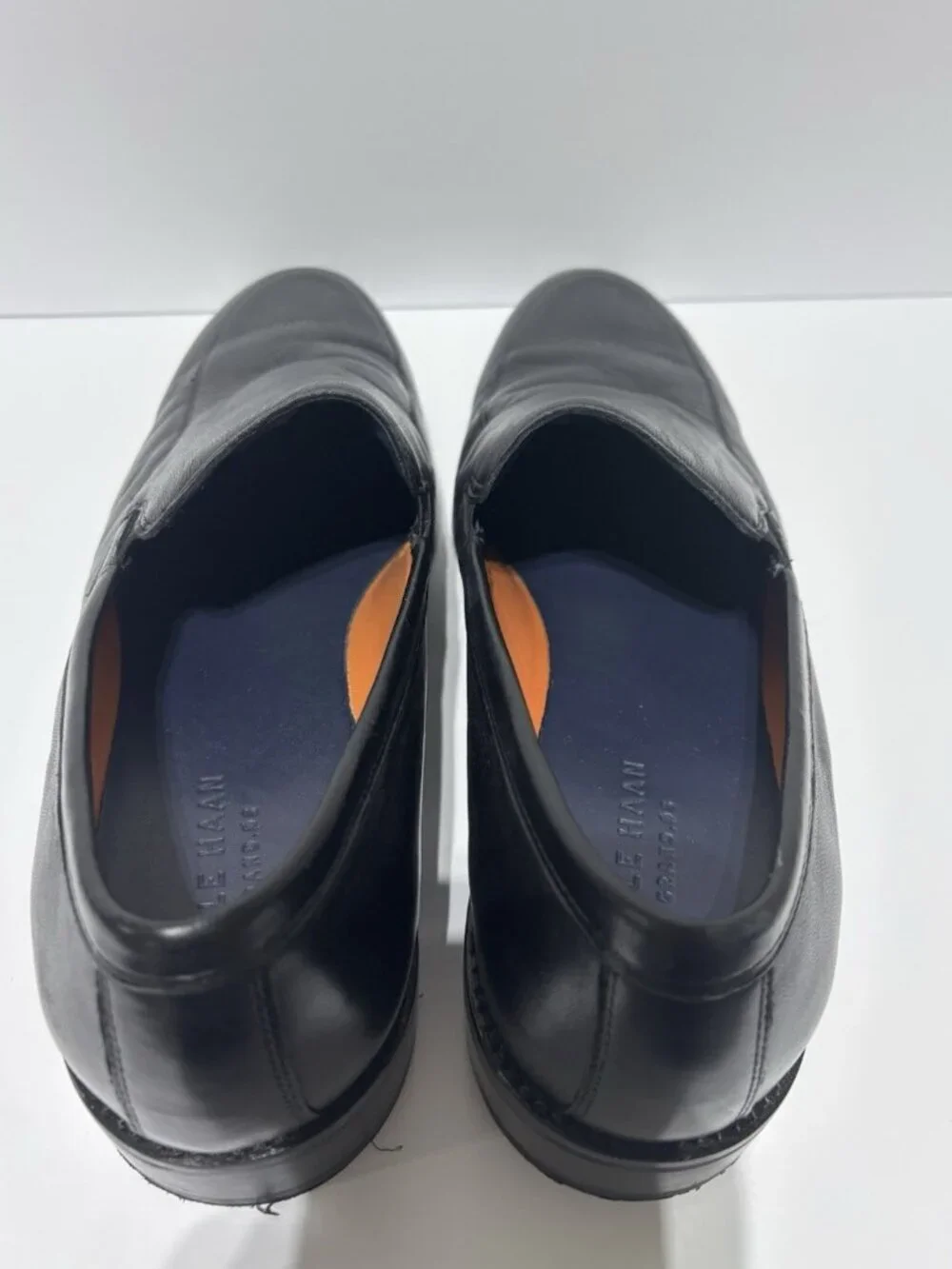 Cole Haan Men’s Lenox Hill Venetian Black Leather Loafers, Size 11.5 W